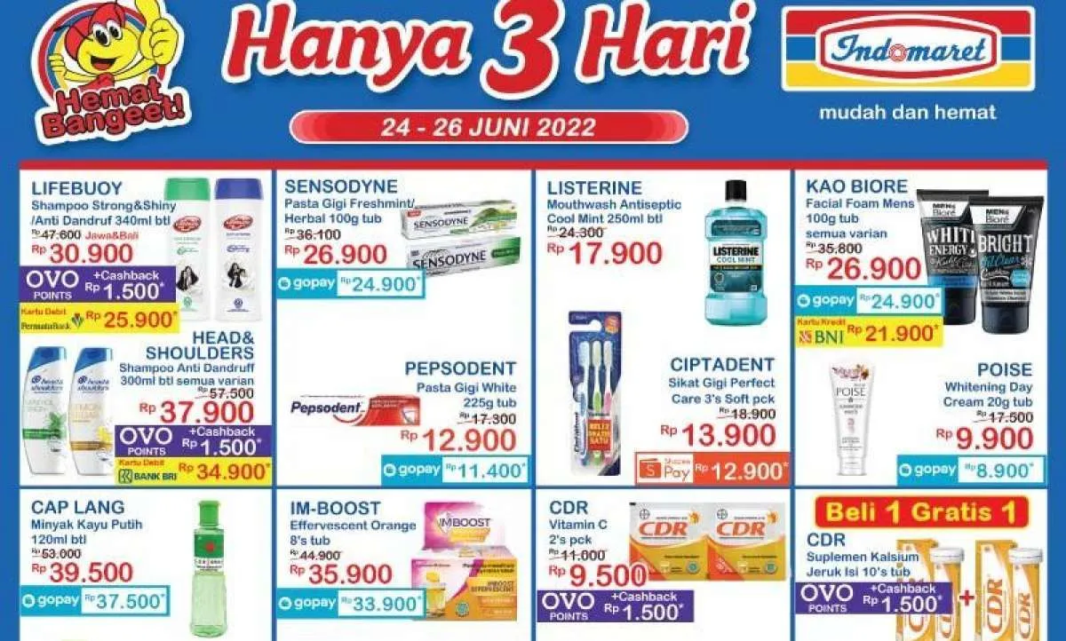 Promo JSM Indomaret hingga 26 Juni 2022 untuk Harga Hemat di Akhir Pekan Ini