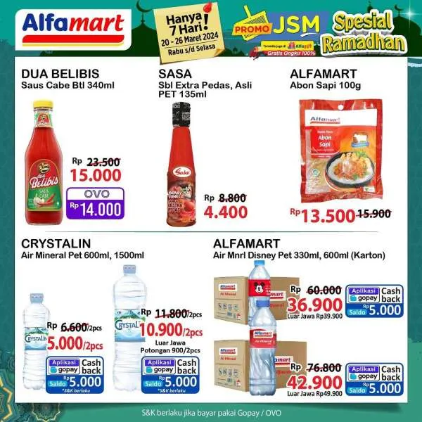 Promo JSM Alfamart Hanya 7 Hari Periode 20-26 Maret 2024