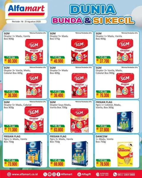 Promo Alfamart Baby & Kids Fair Diskon s/d 45% Periode 16-31 Agustus 2025