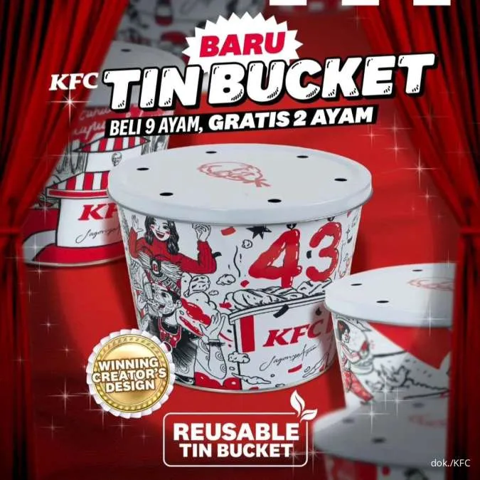 Menu KFC Terbaru: KFC TIN Bucket