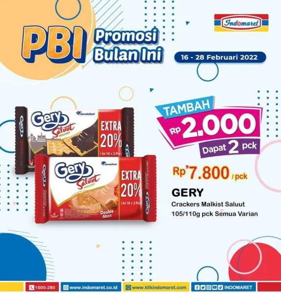 Promo Indomaret Bulan Ini Periode 16-28 Februari 2022