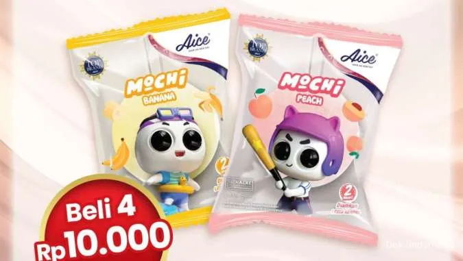 Promo Es Krim di Indomaret Edisi Juni 2024, Aice Mochi Beli 4 Cuma Rp 10.000!