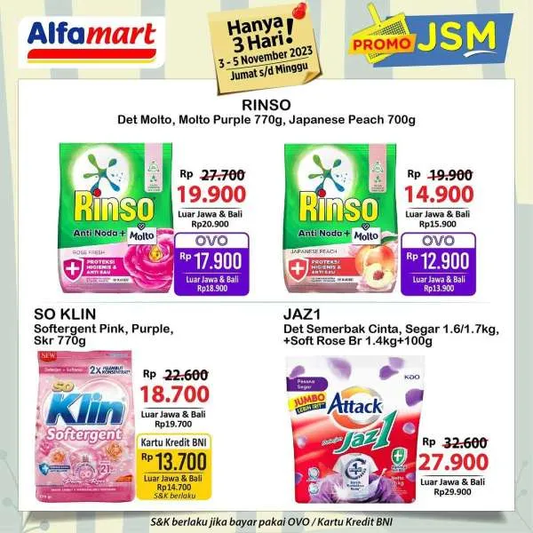 Katalog Promo JSM Alfamart Terbaru 3-5 November 2023, Promo Hanya 3 Hari!