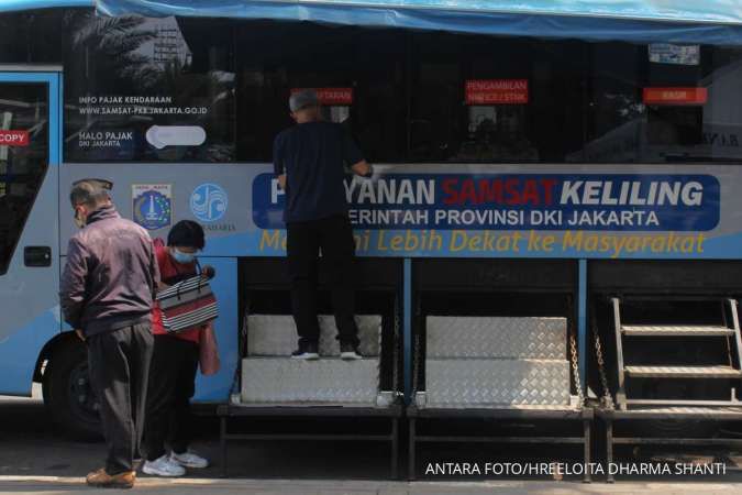 Penerimaan pajak kendaraan bermotor di Jakarta