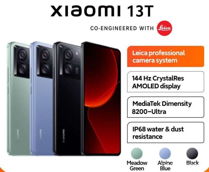 Intip Harga HP Xiaomi 13T Indonesia, HP Rp 6 Jutaan Terbaik Saat Ini