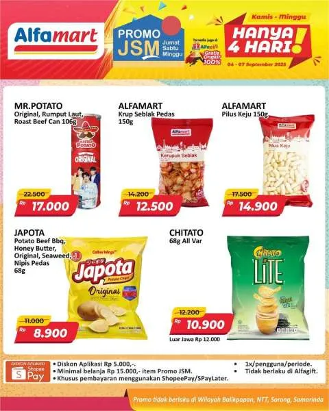 Promo JSM Alfamart Periode 4-7 September 2025