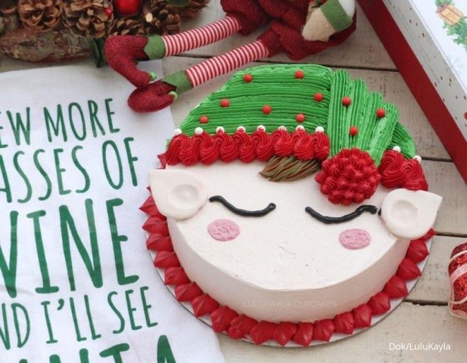 Pesanan kue bolu Natal mulai membanjiri pebisnis cake