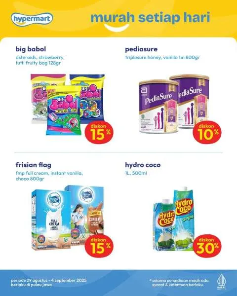 Promo JSM Hypermart Hyper Diskon Weekend Periode 29 Agustus-1 September 2025