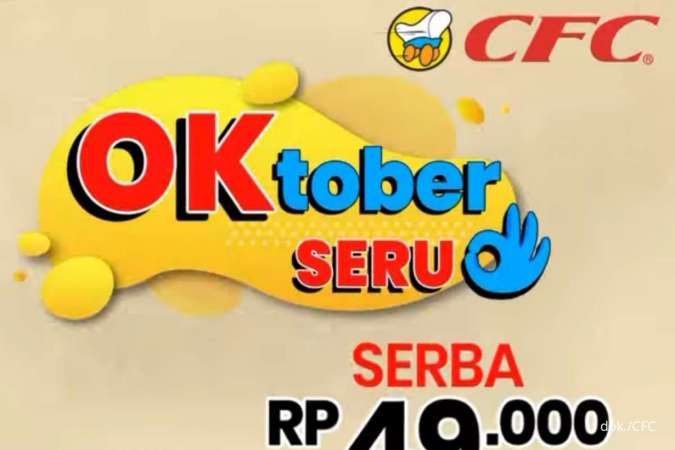 Promo CFC 1-31 Oktober 2022, Paket Oktober Seru Ayam-Burger Serba Rp 49.000