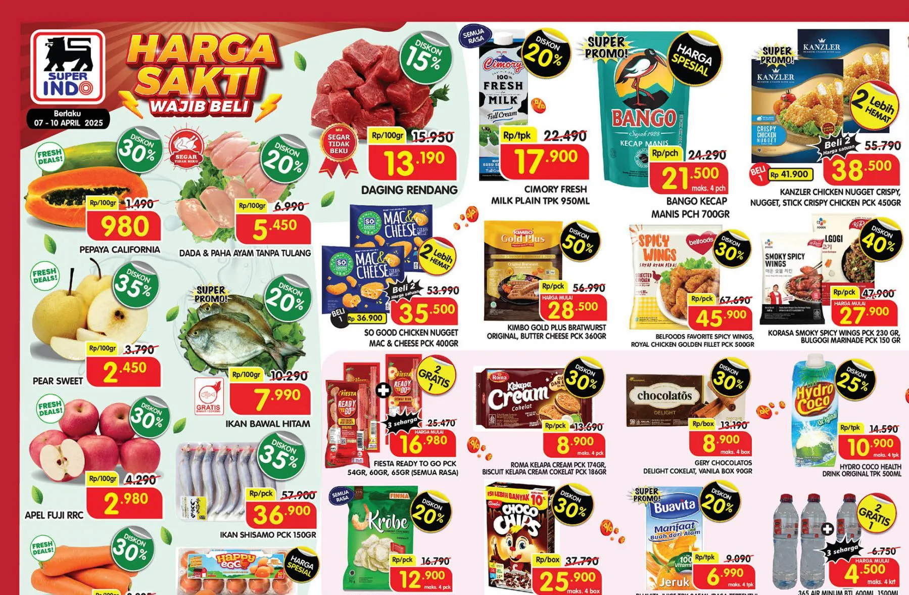 Promo Superindo Weekday 7-10 April 2025