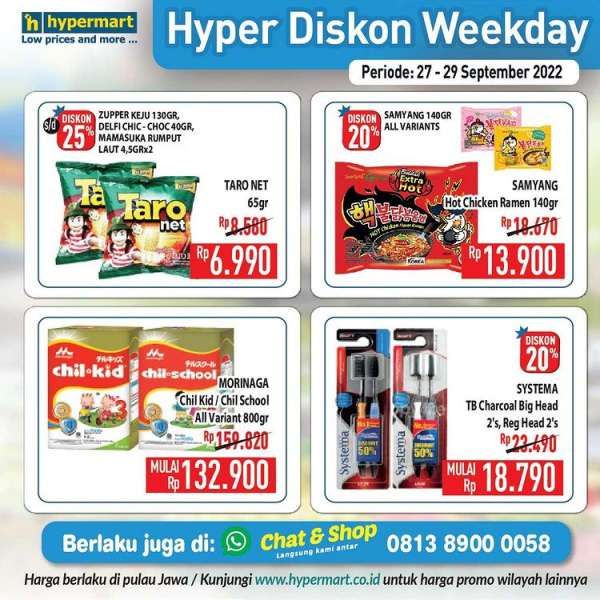 Promo Hypermart Berlaku 27-29 September 2022