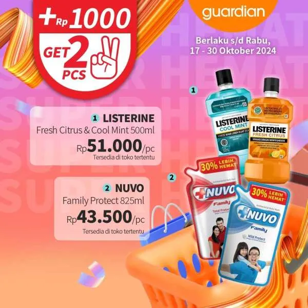 Promo Guardian Super Hemat Periode 17-30 Oktober 2024