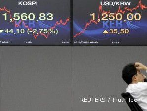 Kospi masih memimpin penurunan bursa Asia dengan kemerosotan 6% lebih