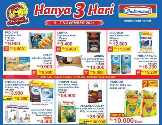 Promo JSM Indomaret Hanya 3 Hari 5-7 November 2021