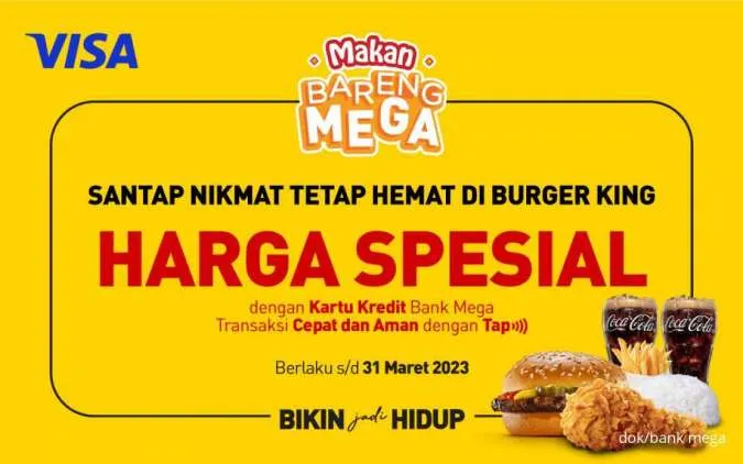 Promo Visa Burger King Imlek 2023