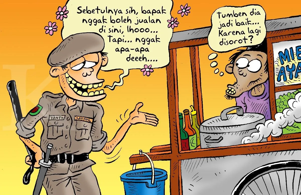 Jokowi: Kalau pedagang membentak, angkut saja