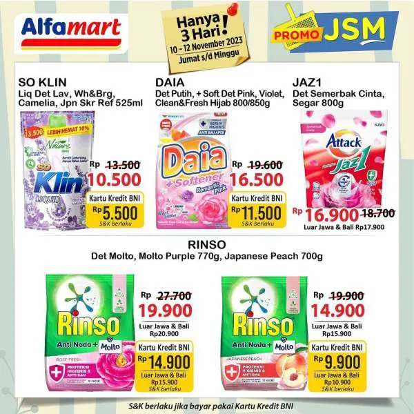 Katalog Promo JSM Alfamart Terbaru 10-12 November 2023