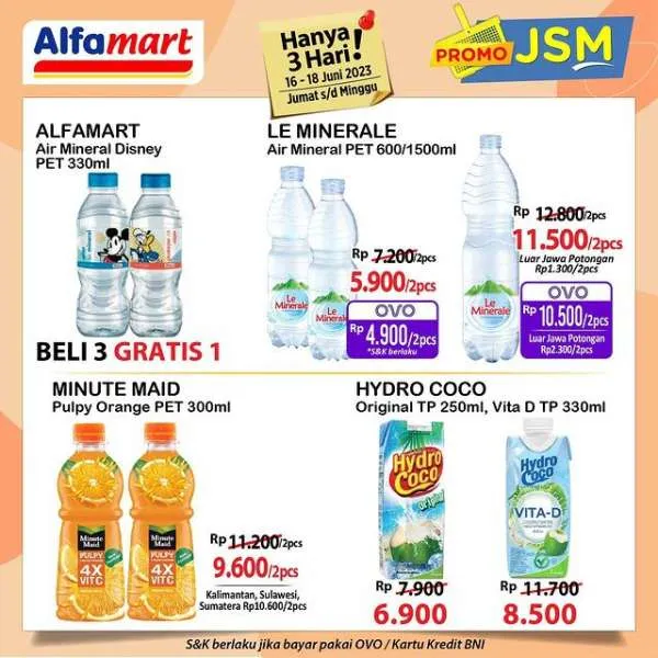 Promo JSM Alfamart Periode 16-18 Juni 2023