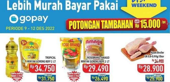 Katalog Harga Promo JSM Hypermart 10 Desember 2022, Lebih Murah Bayar Pakai Gopay