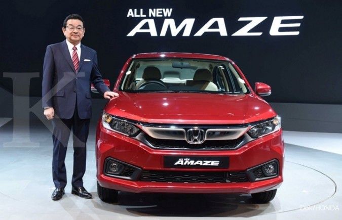 Sedan premium Honda Amaze resmi meluncur di India