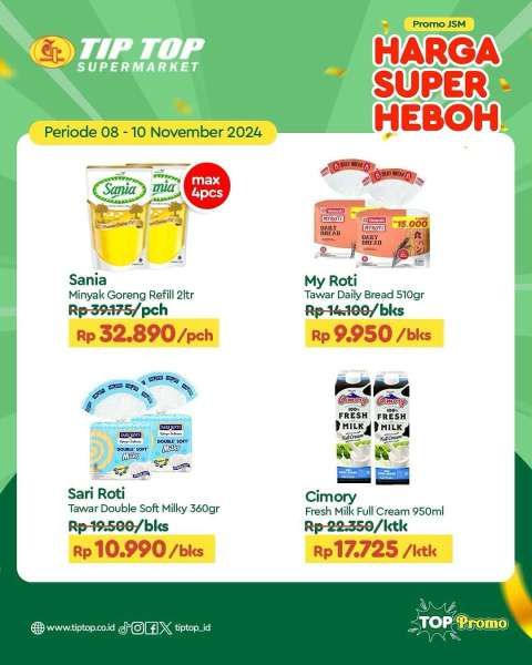 Promo JSM Tip Top 8-10 November 2024