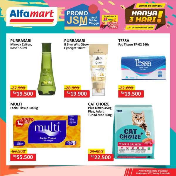 Promo JSM Alfamart Weekend 22-24 November 2024