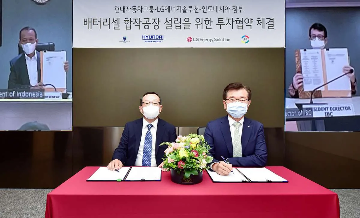 Hyundai Motor Group dan LG Energy Solution akan bangun pabrik baterai EV di Karawang