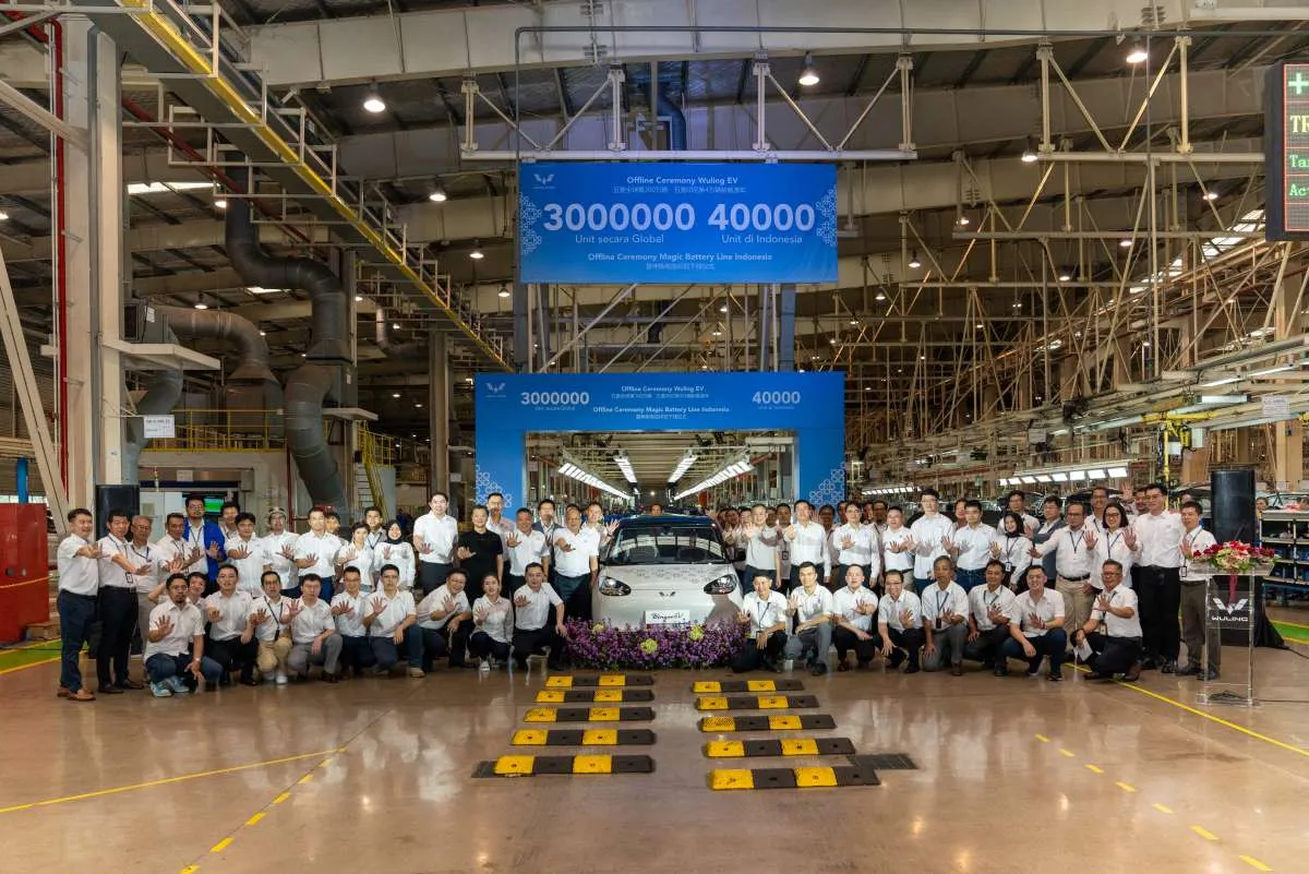 Wuling Telah Produksi 3 Juta Unit EV Secara global, 40.000 Unit dari Pabrik Indonesia