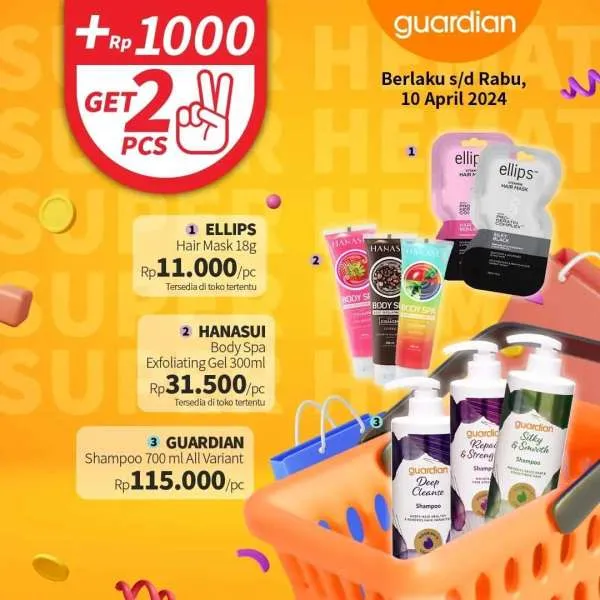 Promo Guardian Super Hemat Periode 28 Maret-10 April 2024