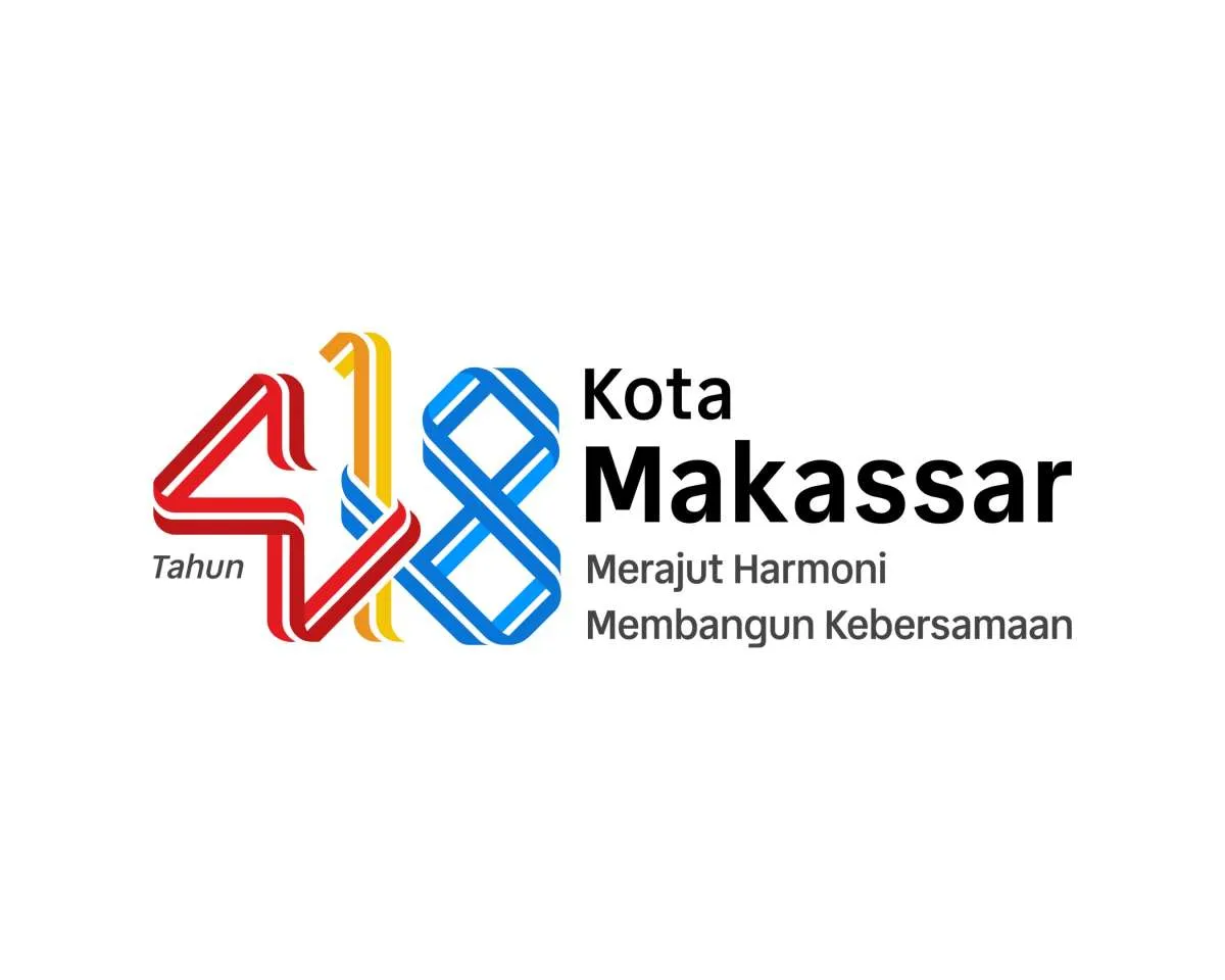 Logo HUT ke-418 Kota Makassar, Ketahui Maknanya lengkap Link Download Resmi