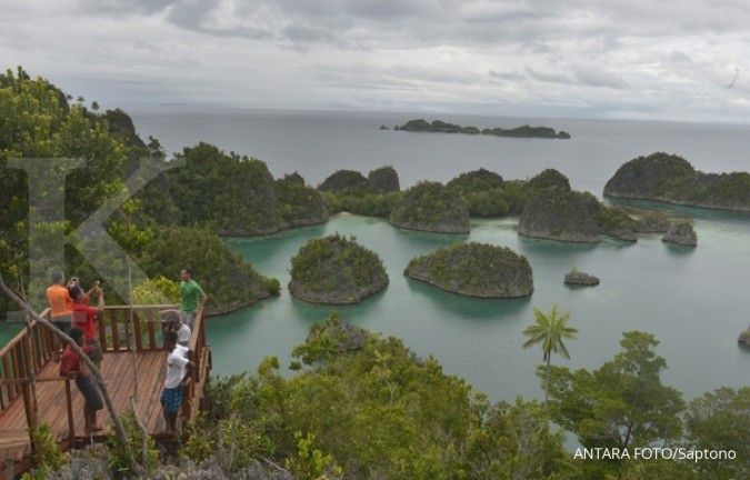 Garuda membuka rute wisata bahari Indonesia timur