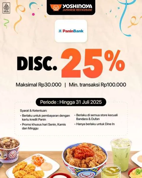 Promo Yoshinoya Panin Bank