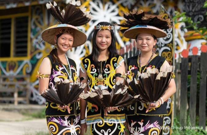 MMS Group Indonesia Melestarikan Cagar Budaya Suku Dayak Kenyah di Kalimantan Timur