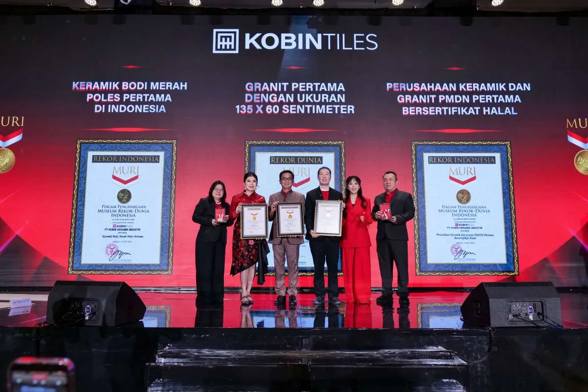 KOBIN Tiles Amankan Dua Paten Produk Keramik Body Merah Poles