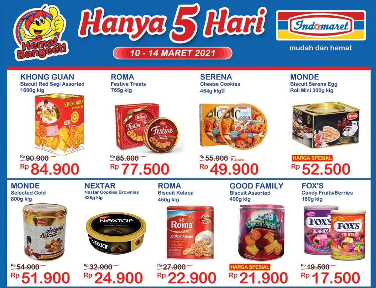 Kesempatan terakhir! Promo Indomaret Hanya 5 Hari, Minggu 14 Maret 2021