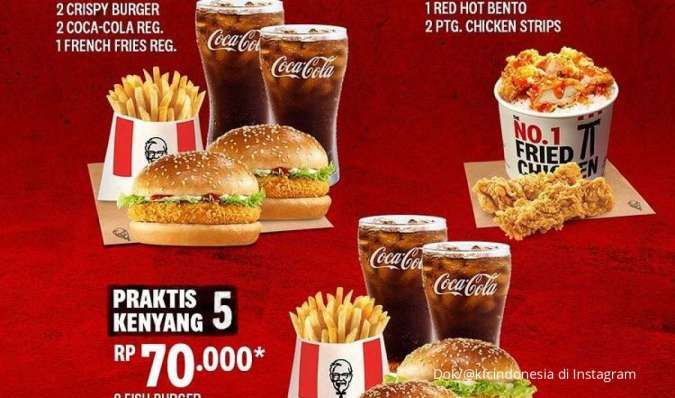Promo KFC Terbaru di Juni 2022, Beragam Kombo Praktis Kenyang & Gratis Coca-Cola