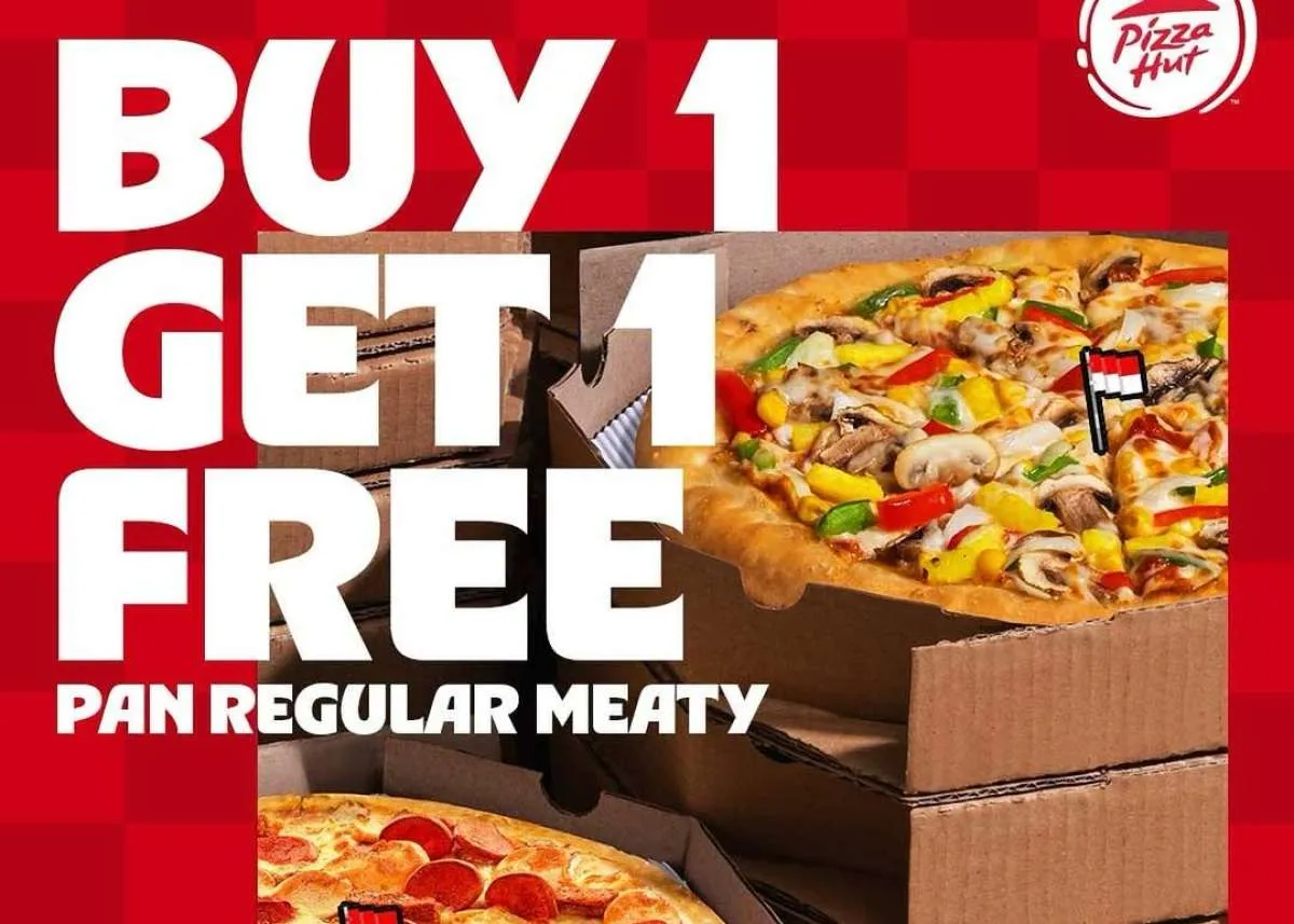 Promo Pizza Hut Spesial HUT RI ke-80, Buy 1 Get 1 di 17 Agustus 2025