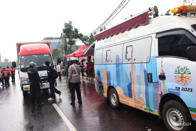 Delapan Kendaraan Berat di Jaksel Gagal Uji Emisi
