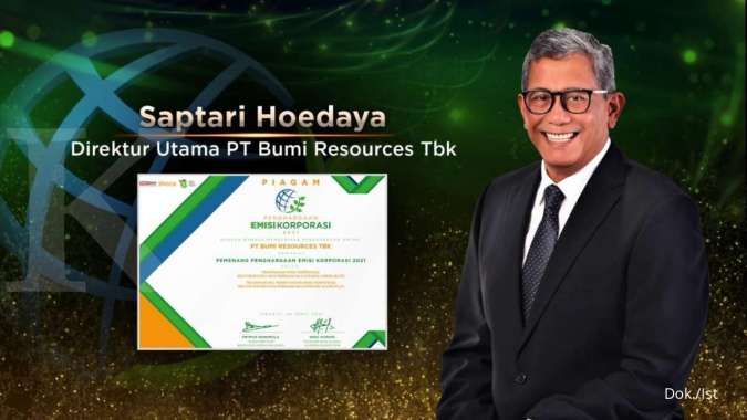 Bumi Resources (BUMI) raih penghargaan Green Elite untuk penurunan emisi korporasi