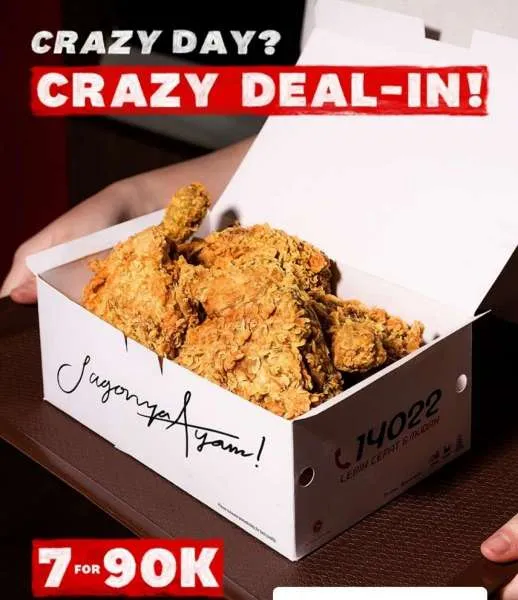 Promo KFC Crazy Deal khusus hari Kamis
