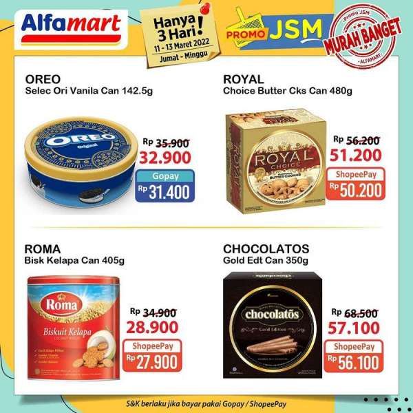 Promo JSM Alfamart Terbaru 11-13 Maret 2022