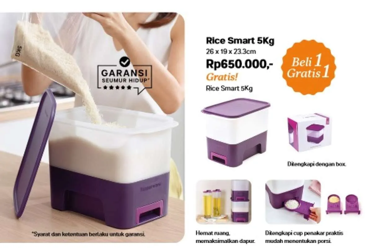 Katalog Promo Tupperware Desember 2023, Diskon Besar Kotak Penyimpan Serba Guna
