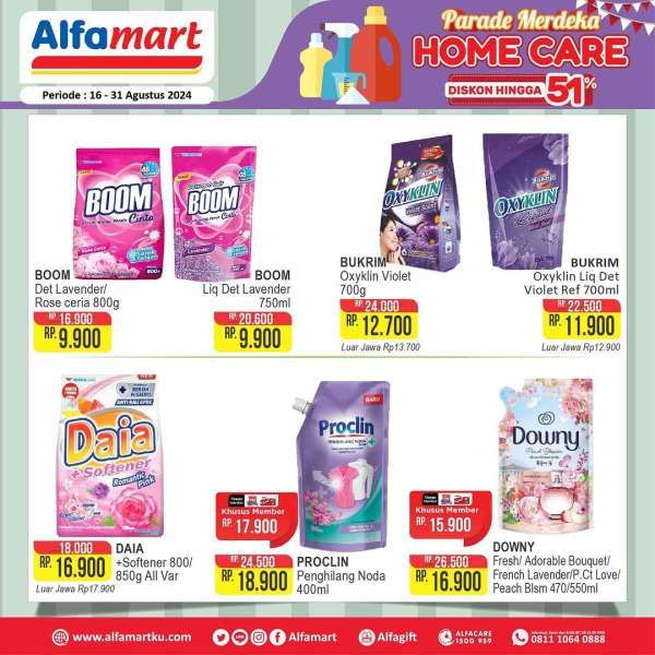 Promo Alfamart Merdeka 16-31 Agustus 2024 Spesial Home Care