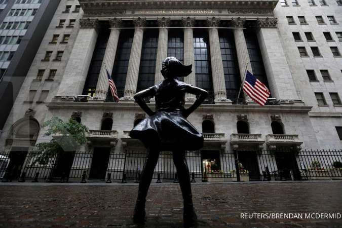 Wall Street melesat meski stimulus baru masih terhambat