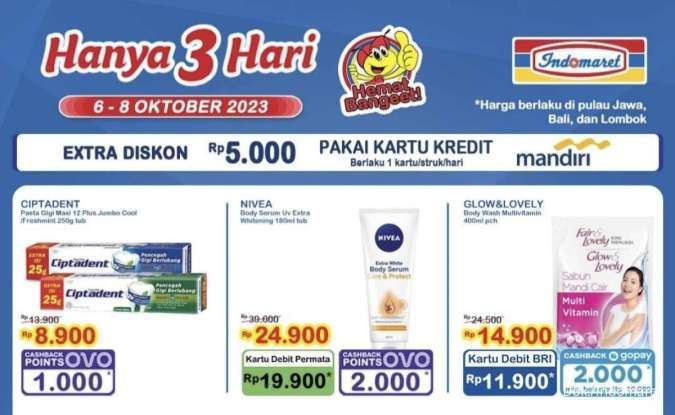 Promo JSM Indomaret Periode 6-8 Oktober 2023, Pakai OVO Dapat Cashback!