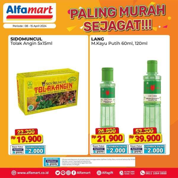 Promo Alfamart Paling Murah Sejagat Periode 8-15 April 2024, Promo Sambut Lebaran