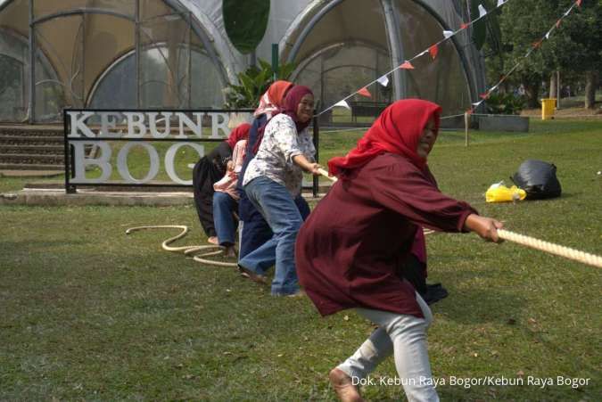 Merdeka di Tengah Hijau! Kebun Raya Bogor Gelar Lomba 17-an Sambut HUT RI ke-81