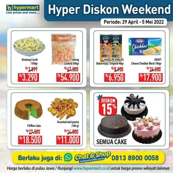 Promo Hypermart Hyper Diskon Weekend Periode 29 April-5 Mei 2022