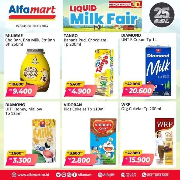 Promo Alfamart Milk Fair Periode 16-31 Juli 2024