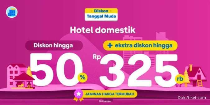 Manfaatkan Promo Tiket.com 23 Juni - 2 Juli 2023, Diskon Hotel Domestik Hingga 50%